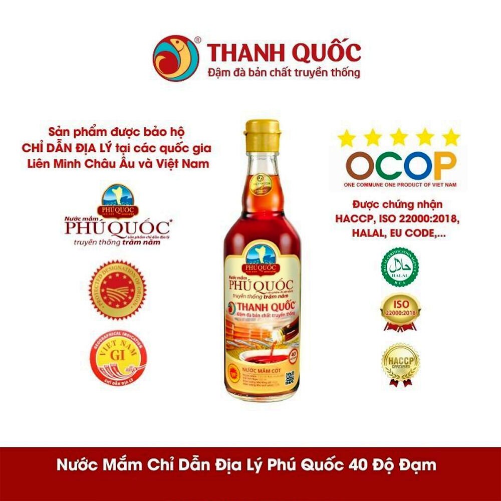 Nước mắm Thanh Quốc 40 độ đạm